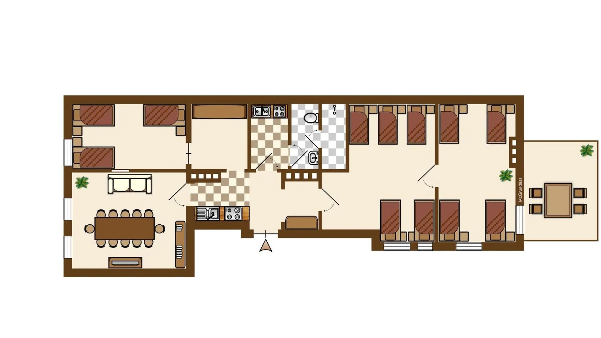 Munich Large Apartment 110 Qm, 3 Bedrooms And Very Central 1-12 Guests Germany
